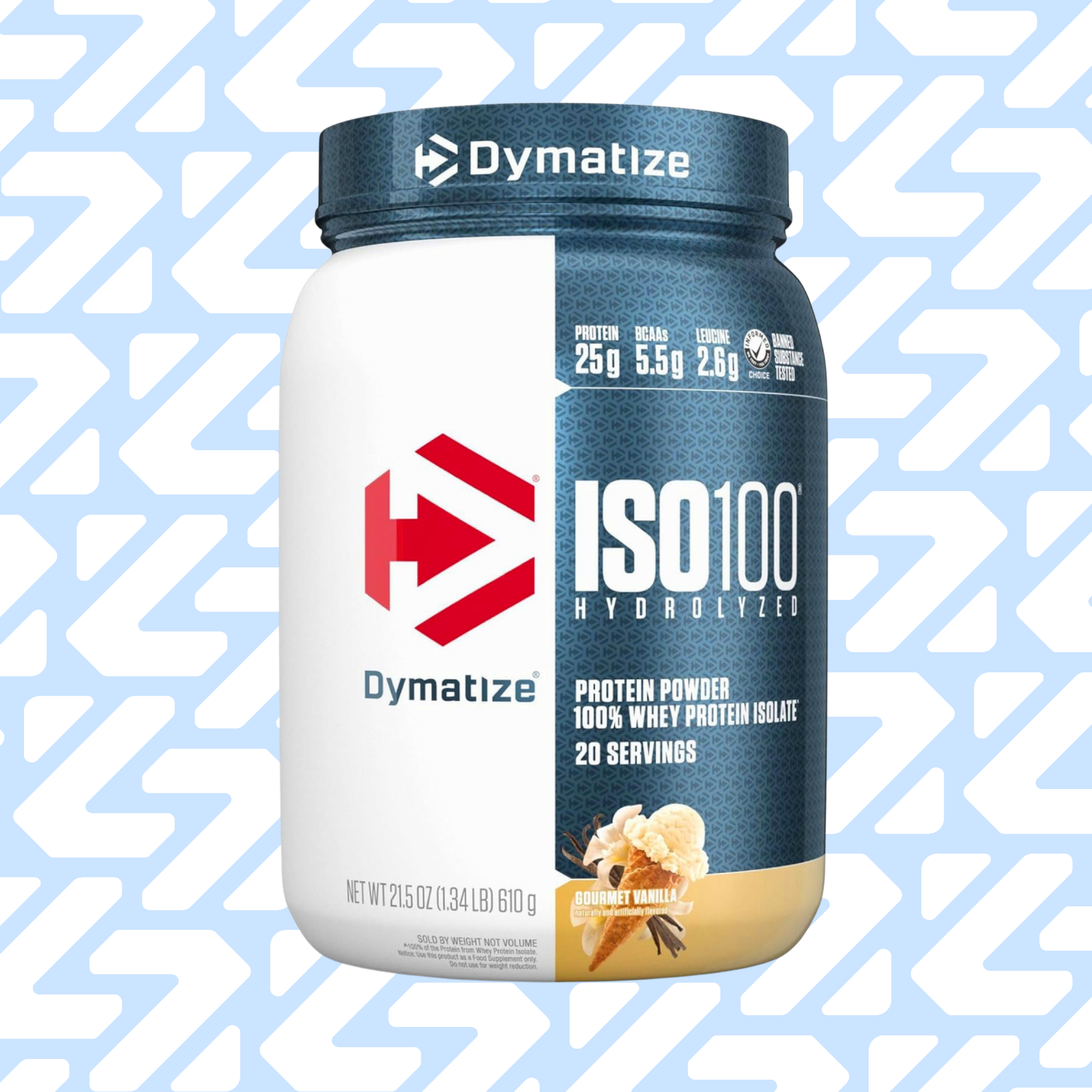 DYMATIZE ISO 100 HYDROLIZED 20 SERVINGS 610G GOURMET VANILLA