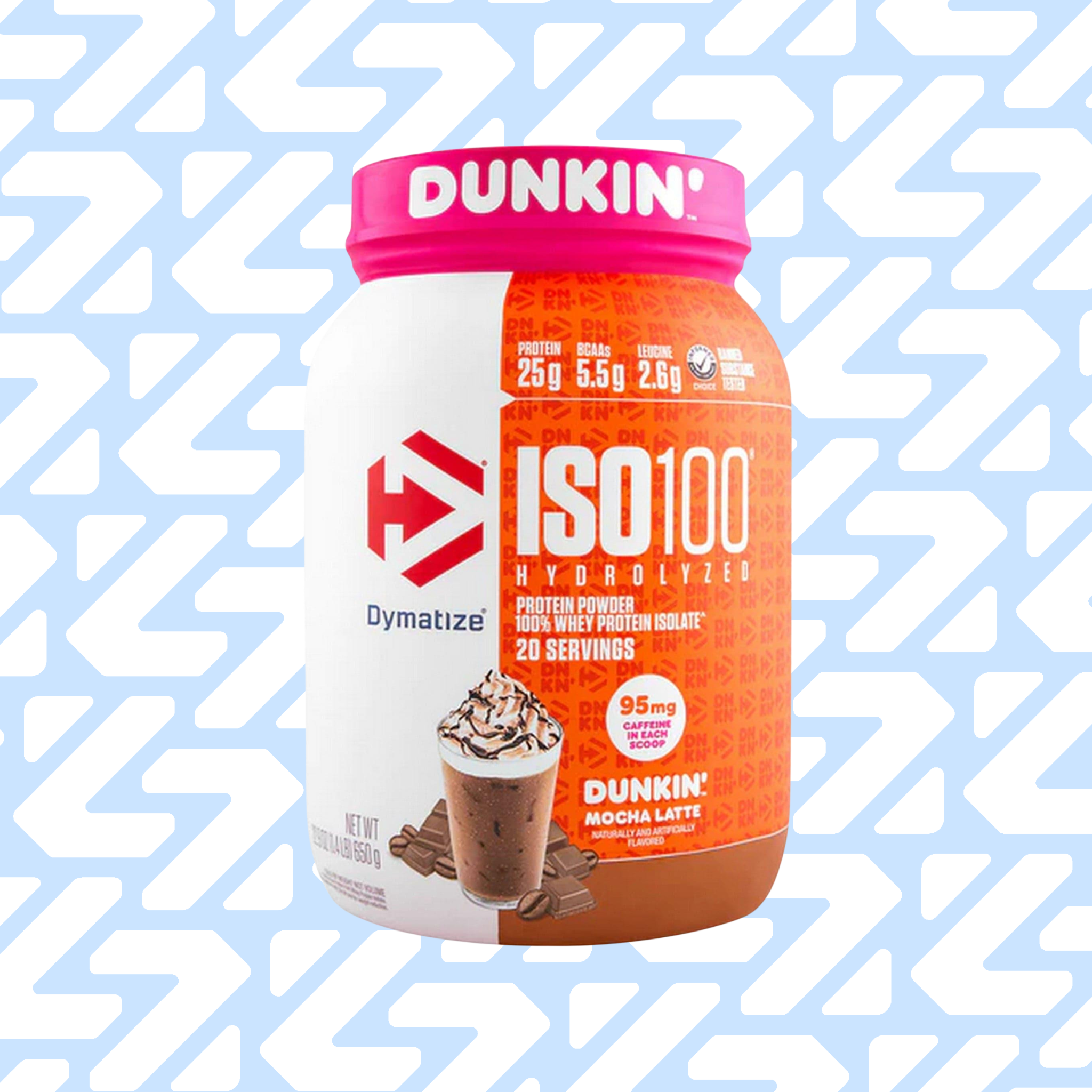 DYMATIZE ISO 100 HYDROLIZED 20 SERVINGS 620G COOKIES MOCHA LATTE