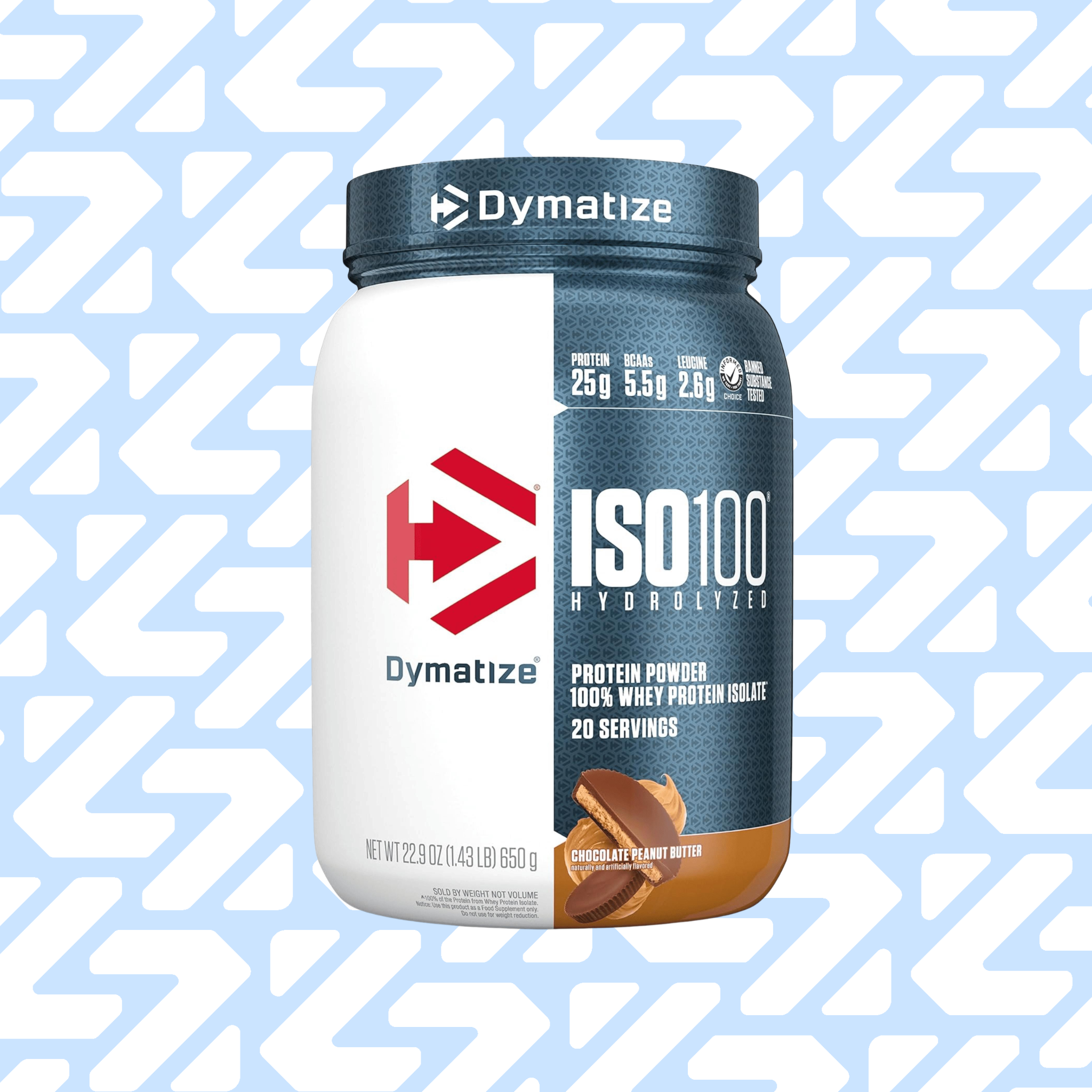 DYMATIZE ISO 100 HYDROLIZED 20 SERVINGS 650G CHOCOLATE PEANUT BUTTER
