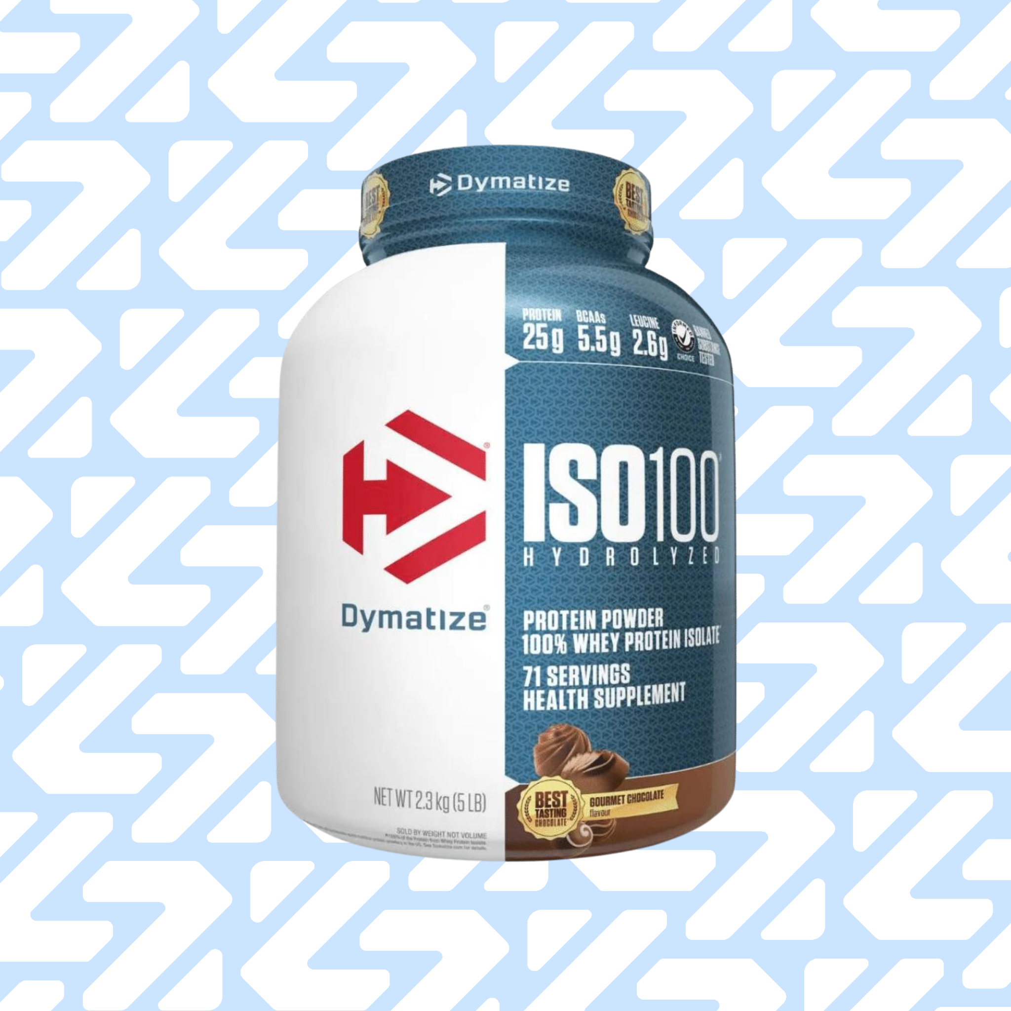 DYMATIZE ISO 100 HYDROLIZED 71 SERVINGS 2.3KG CHOCOLATE GOURMET