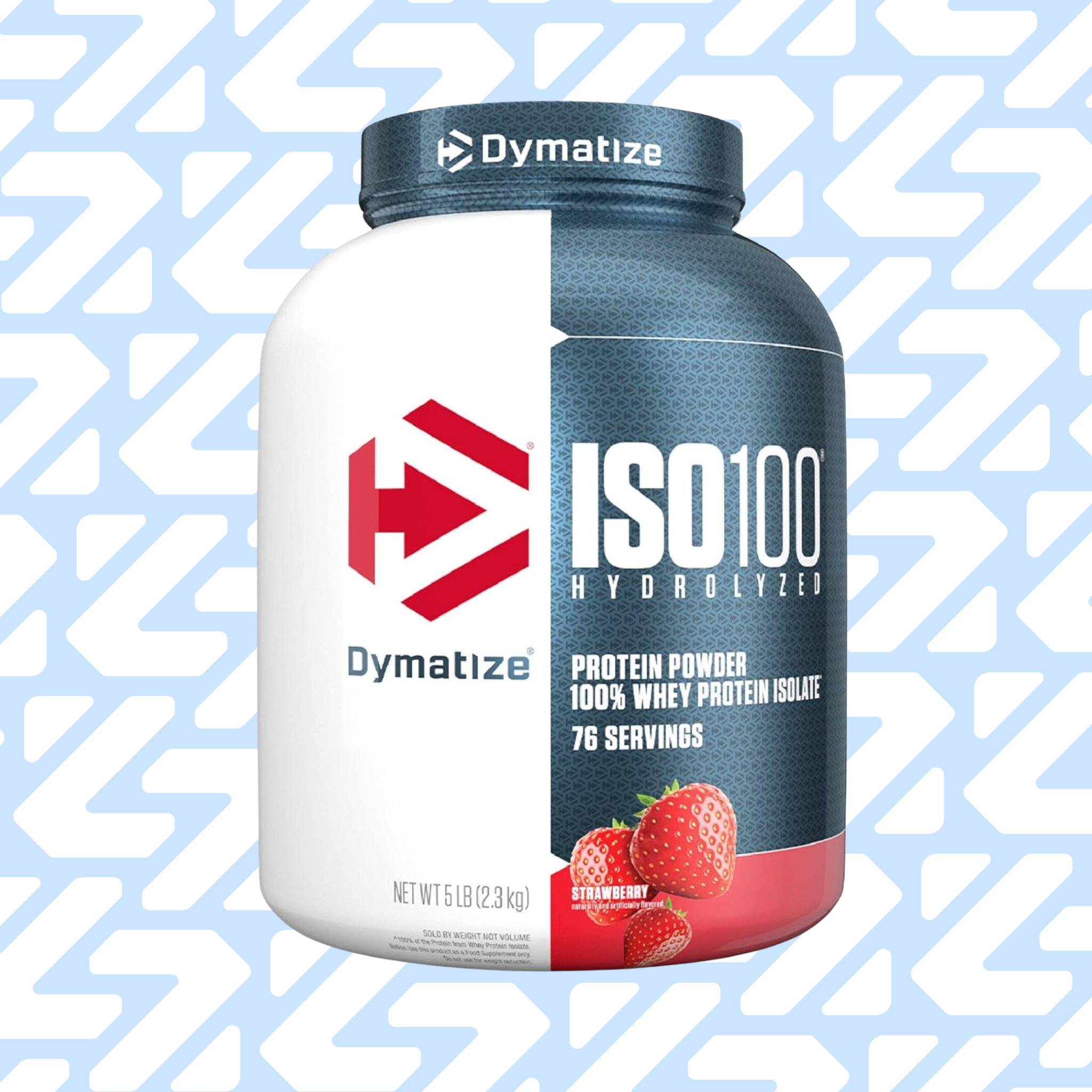DYMATIZE ISO 100 HYDROLIZED 76 SERVINGS 2.3KG FRESA