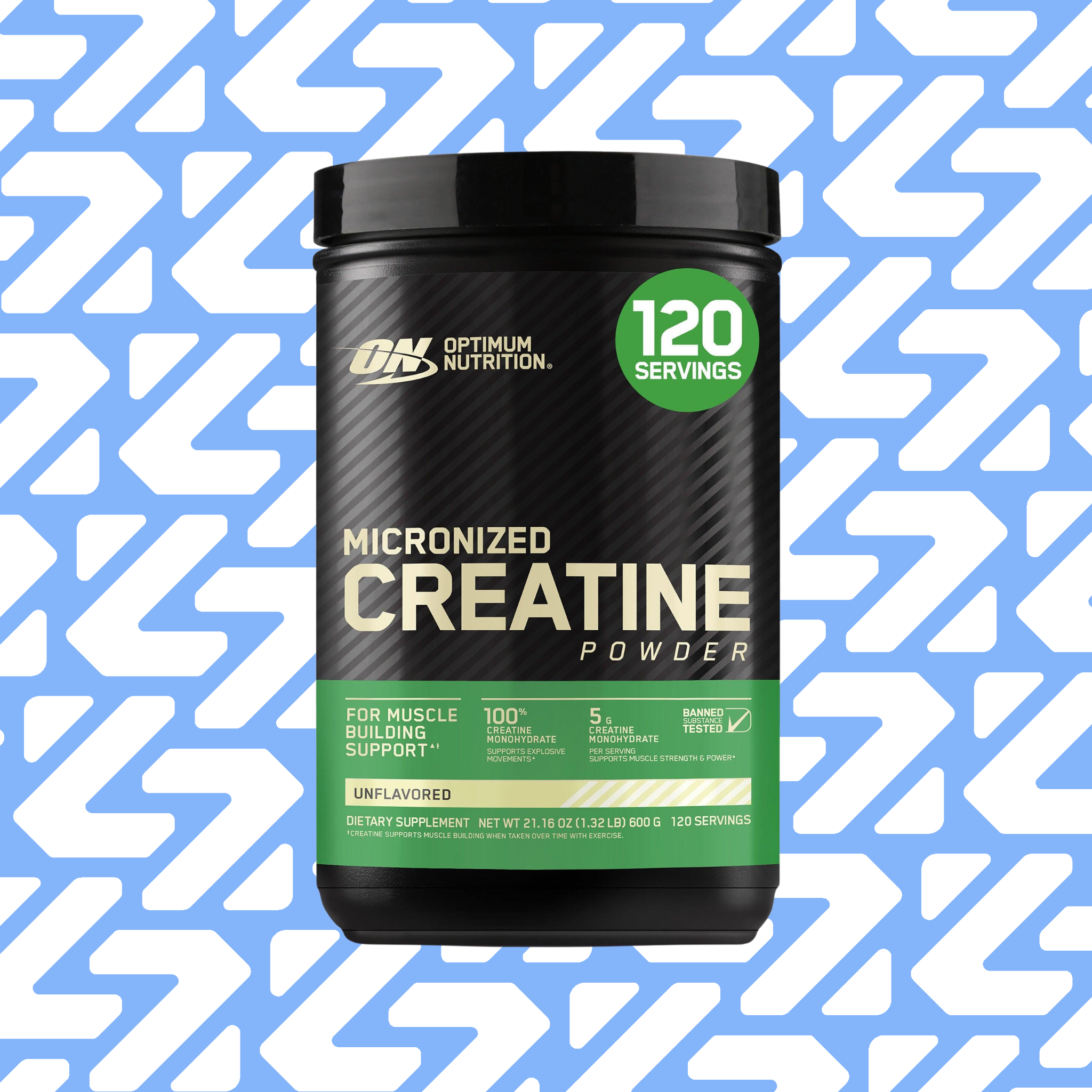 OPTIMUM NUTRITION MICRONIZED CREATINE 120 SERVINGS 600G