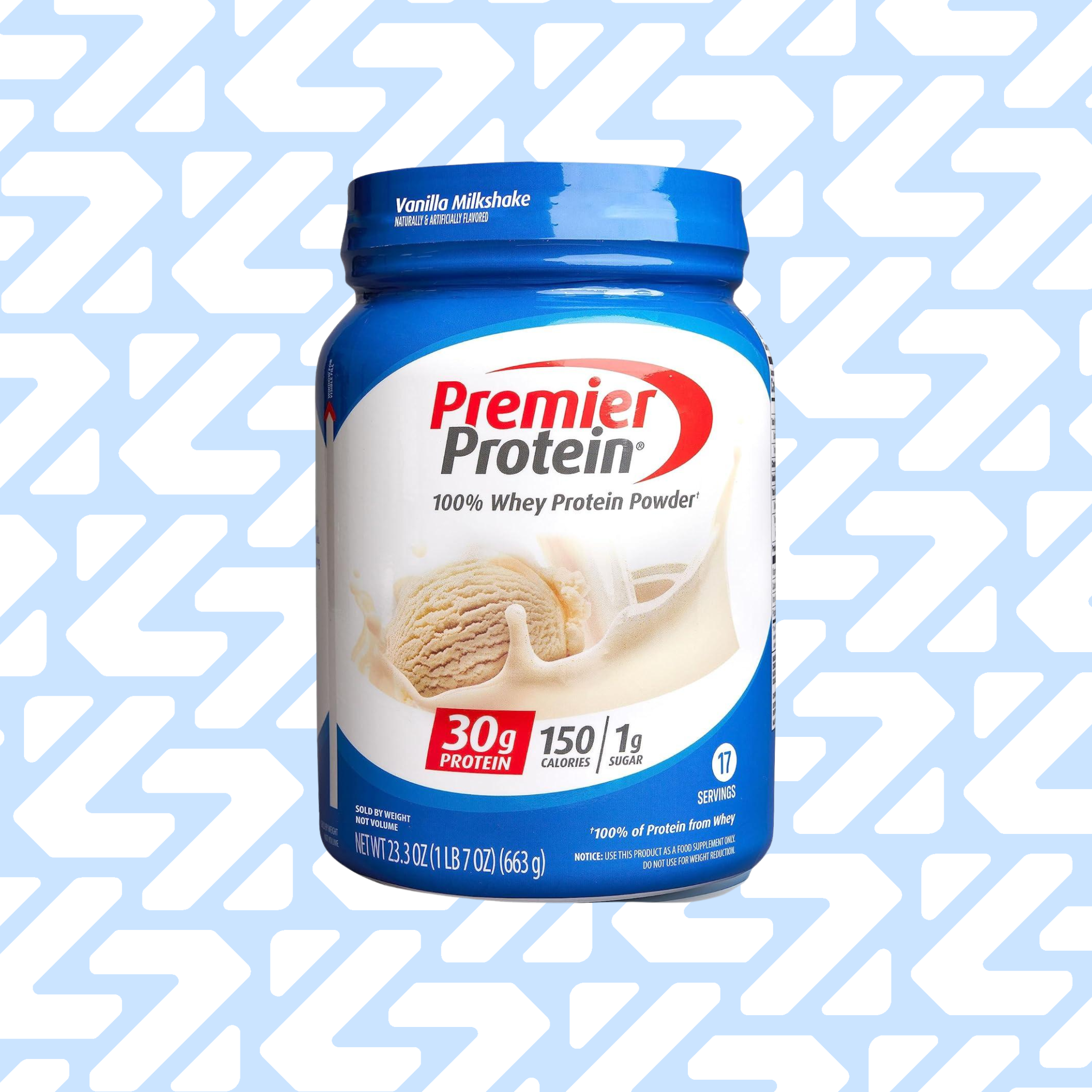 PREMIER PROTEIN VANILLA MILKSHAKE 1LB 663G