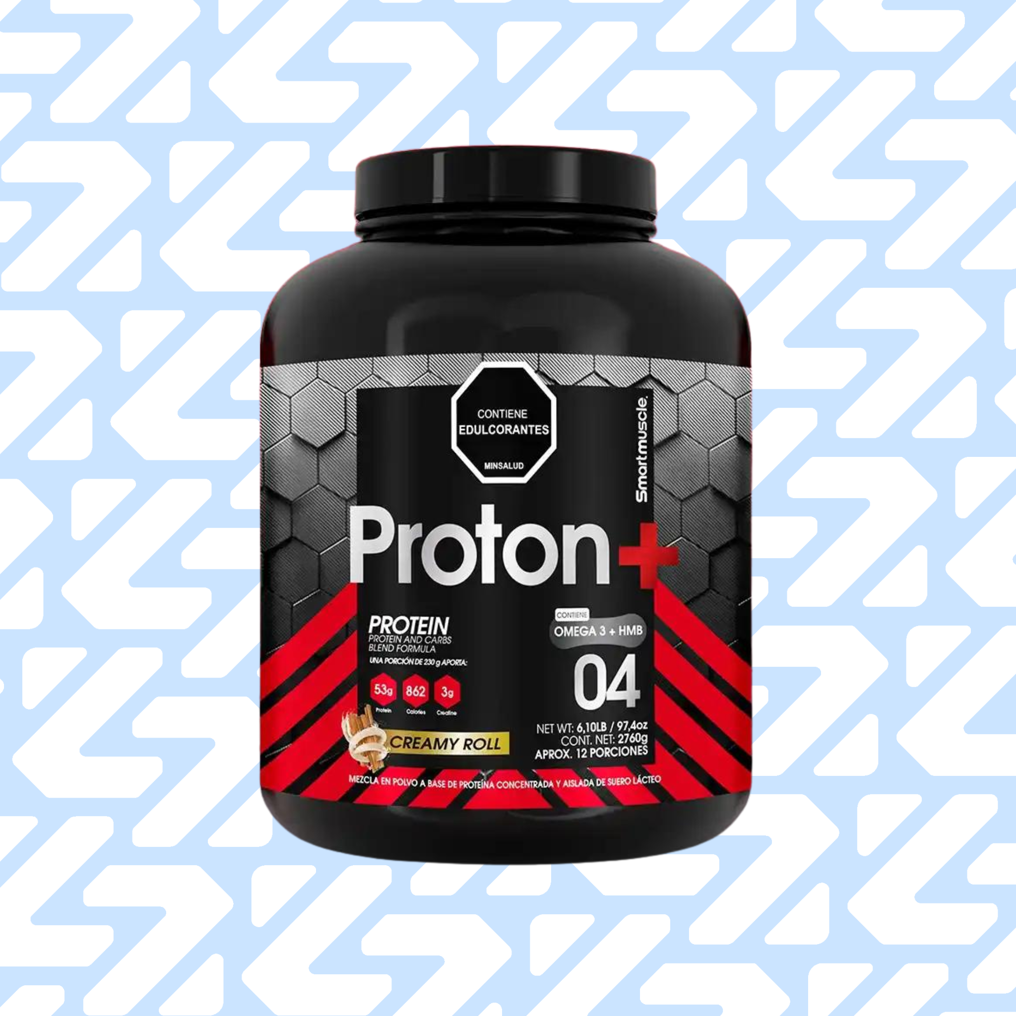 SMART MUSCLE PROTON+ 12 PORCIONES 2760G CREAMY ROLL