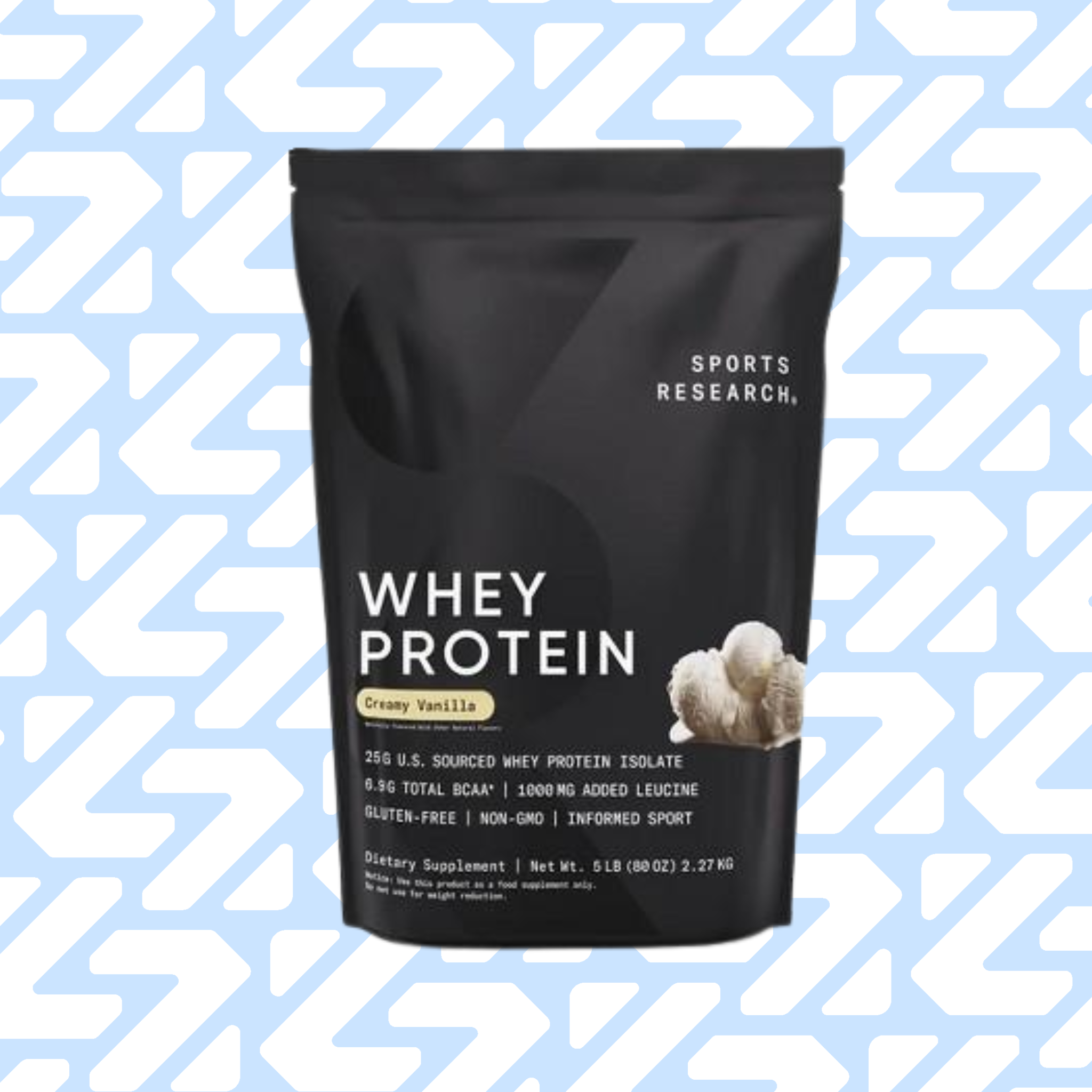 SPORTS RESEARCH WHEY PROTEIN CREAMY VANILLA 2.06LB