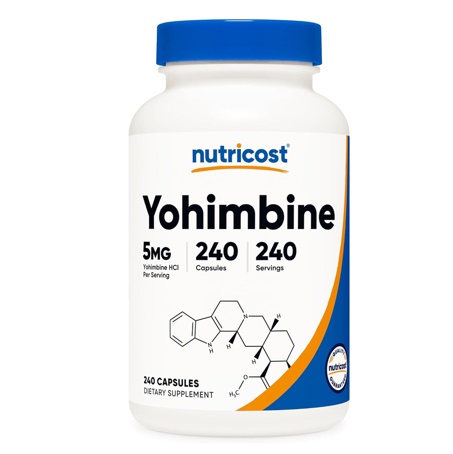 Yohimbina Nutricost 5mg 120 Caps Quemador Control De Peso